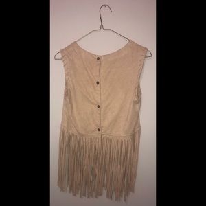 Forever 21 Fringe Crop Top